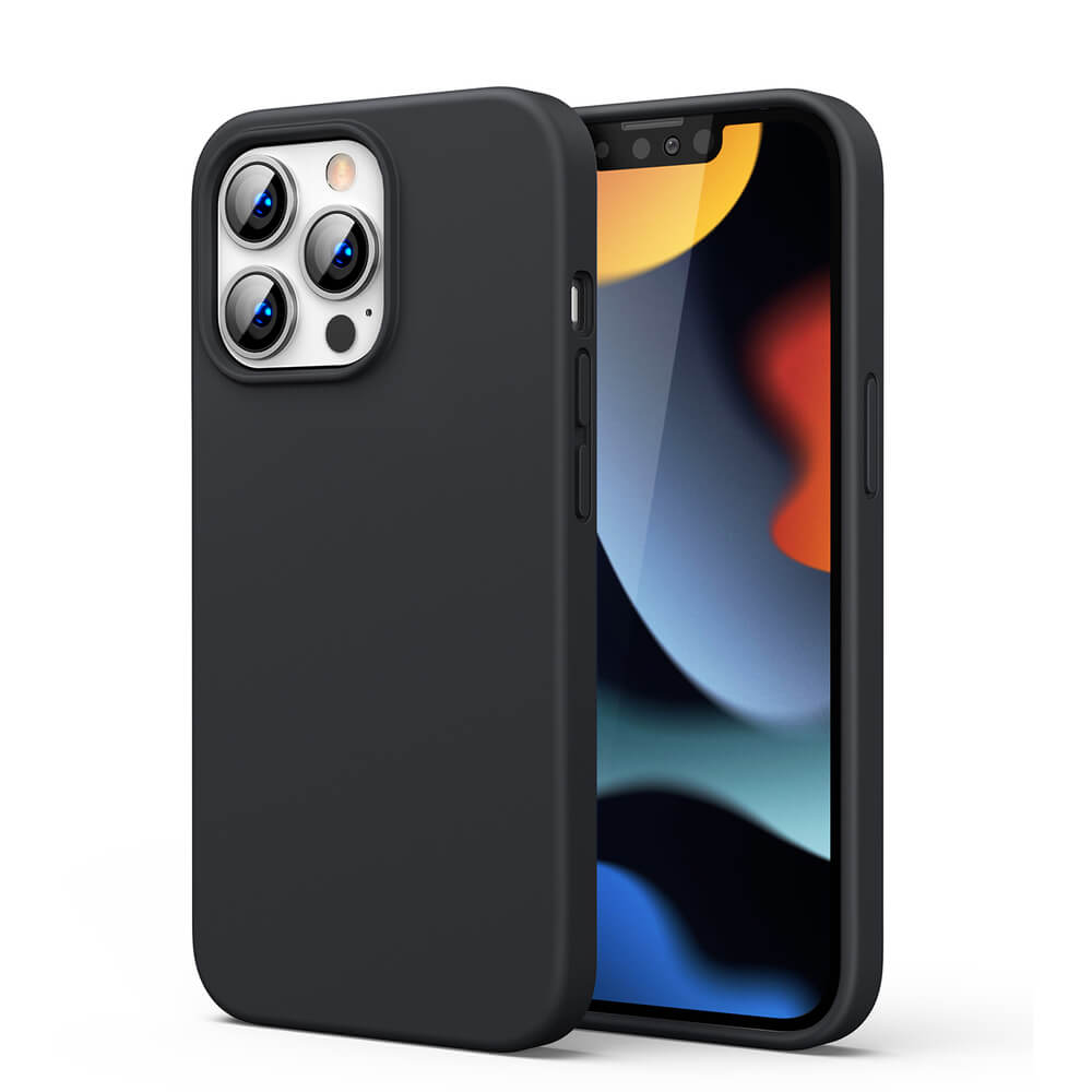 Ugreen Protective Silicone Case - силиконов (TPU) калъф за iPhone 13 Pro (черен) 