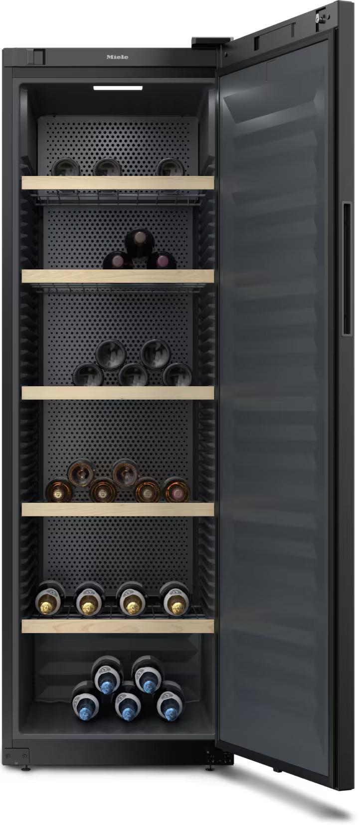 Виноохладител MIELE KWT 4584 E , 434 l, E , Черен