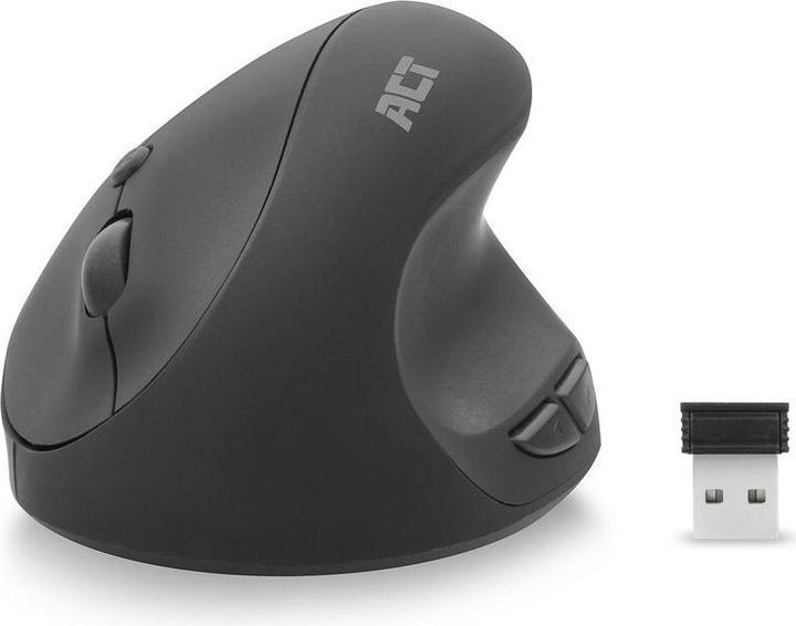 ACT AC5101 безжична ергономична вертикална мишка, 1600 DPI, USB-A наноприемник | JAR Computers ACT AC5101 безжична ергономична вертикална мишка, 1600 DPI, USB-A наноприемник