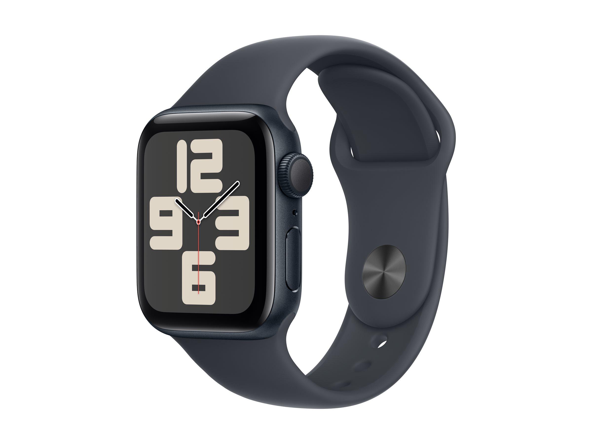 APPLE Watch SE GPS 40mm Midnight Aluminium Case with Midnight Sport Band - S/M | JAR Computers APPLE Watch SE GPS 40mm Midnight Aluminium Case with Midnight Sport Band - S/M