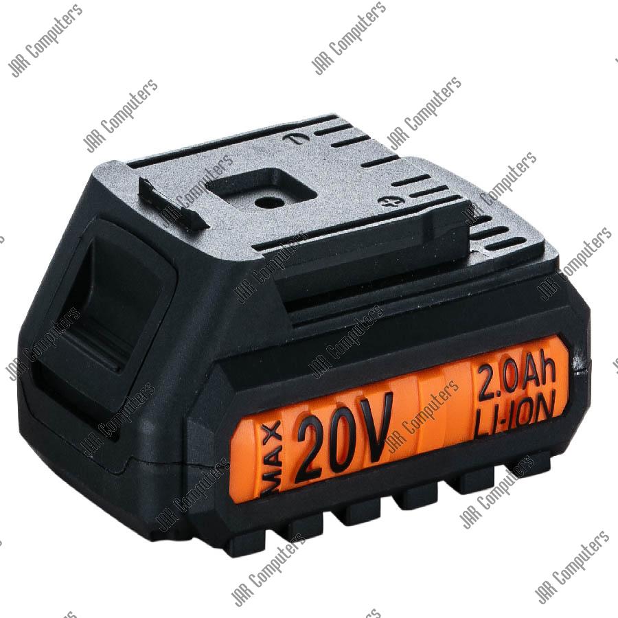 БАТЕРИЯ 20V 2AH ЗА ЪГЛОШЛАЙФ АКУМ. 115мм БЕЗЧ. ДВ. С БАТЕРИЯ 20V 2 | JAR Computers БАТЕРИЯ 20V 2AH ЗА ЪГЛОШЛАЙФ АКУМ. 115мм БЕЗЧ. ДВ. С БАТЕРИЯ 20V 2