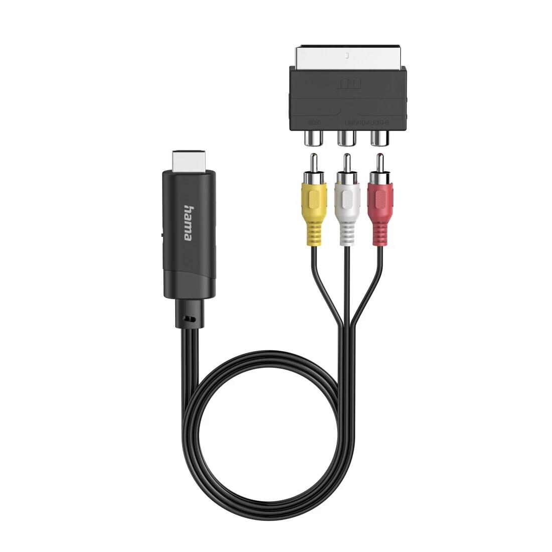 Hama 00205775 адаптер за видео кабел HDMI тип A (стандартен) SCART (21-pin) Черен | JAR Computers Hama 00205775 адаптер за видео кабел HDMI тип A (стандартен) SCART (21-pin) Черен