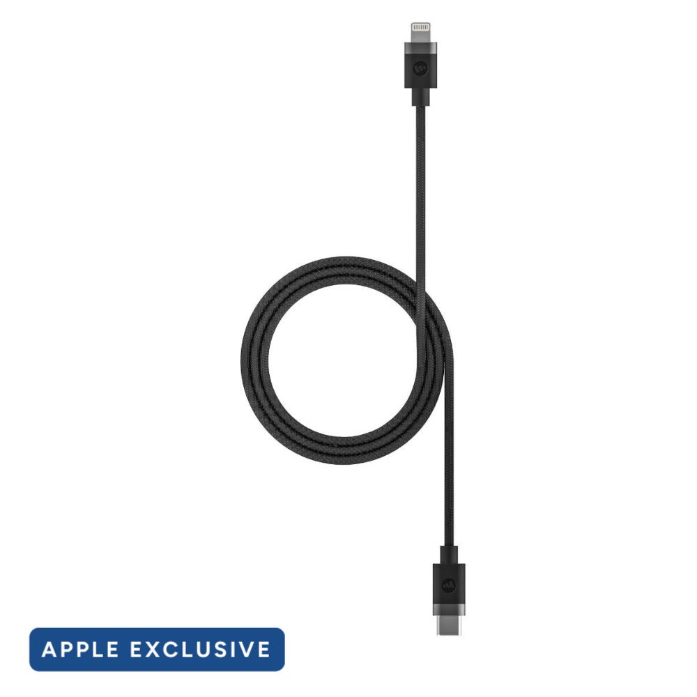 Кабел Мophie Cable-Lightning-USBC-1M-BLK-Apple (Apple Exclusive)