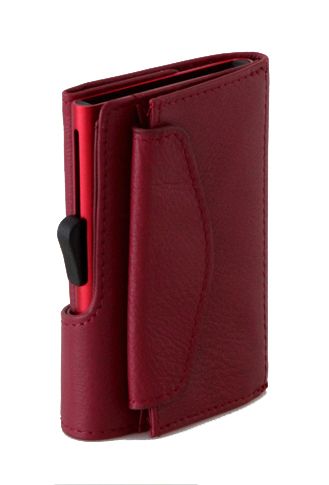 Картодържател C-SECURE с портфейл и монетник, Ciliegia | JAR Computers Картодържател C-SECURE с портфейл и монетник, Ciliegia