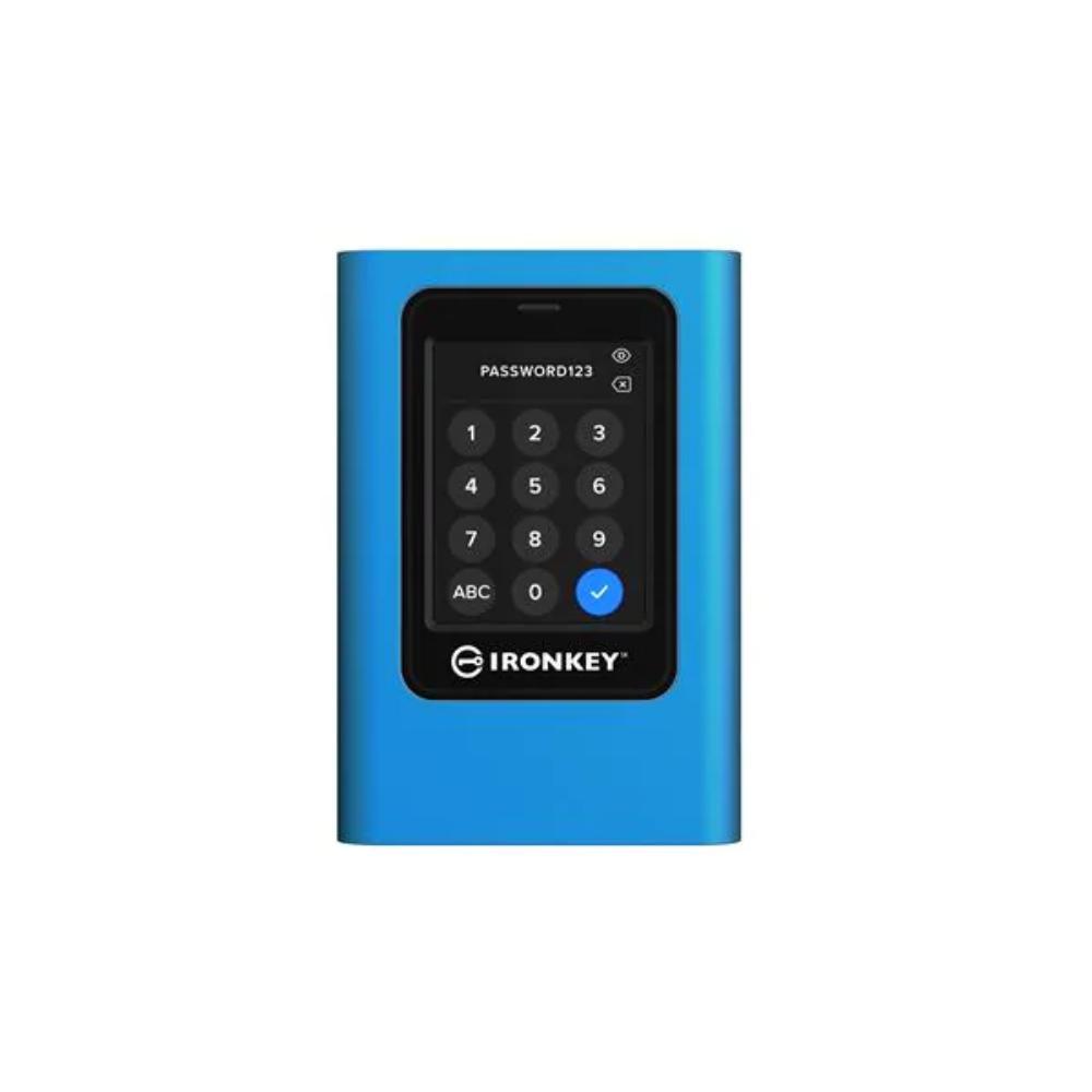 Kingston 3840GB IronKey Vault Privacy 80 XTS-AES 256-bit Encrypted External SSD (IKVP80ES/3840G) (KINIKVP80ES-3840G)