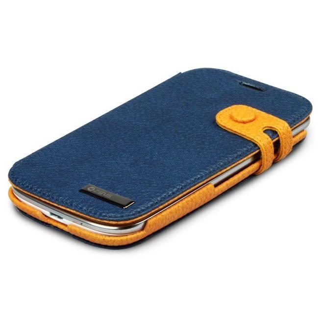 Кожен калъф (естествена кожа) за Samsung Galaxy S3 i9300 - Zenus Masstige Color Edge Diary (тъмносин) | JAR Computers Кожен калъф (естествена кожа) за Samsung Galaxy S3 i9300 - Zenus Masstige Color Edge Diary (тъмносин)
