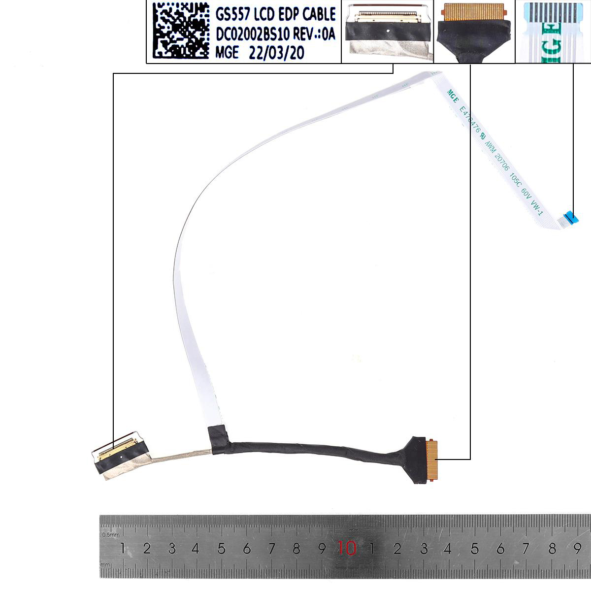 Лентов Кабел за лаптоп (LCD Cable) Lenovo Air-15ARE 2020 15IIL 2020 GS557 | JAR Computers Лентов Кабел за лаптоп (LCD Cable) Lenovo Air-15ARE 2020 15IIL 2020 GS557