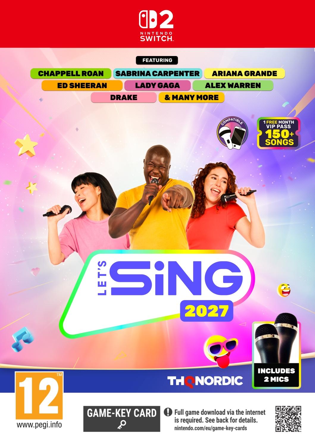 Let's Sing 2027 + 2 микрофона (Nintendo Switch 2)