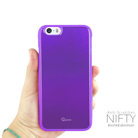 Поликарбонатов кейс с алуминиево покритие за iPhone 6, iPhone 6S - Pinlo Nifty Case (лилав) | JAR Computers Поликарбонатов кейс с алуминиево покритие за iPhone 6, iPhone 6S - Pinlo Nifty Case (лилав)