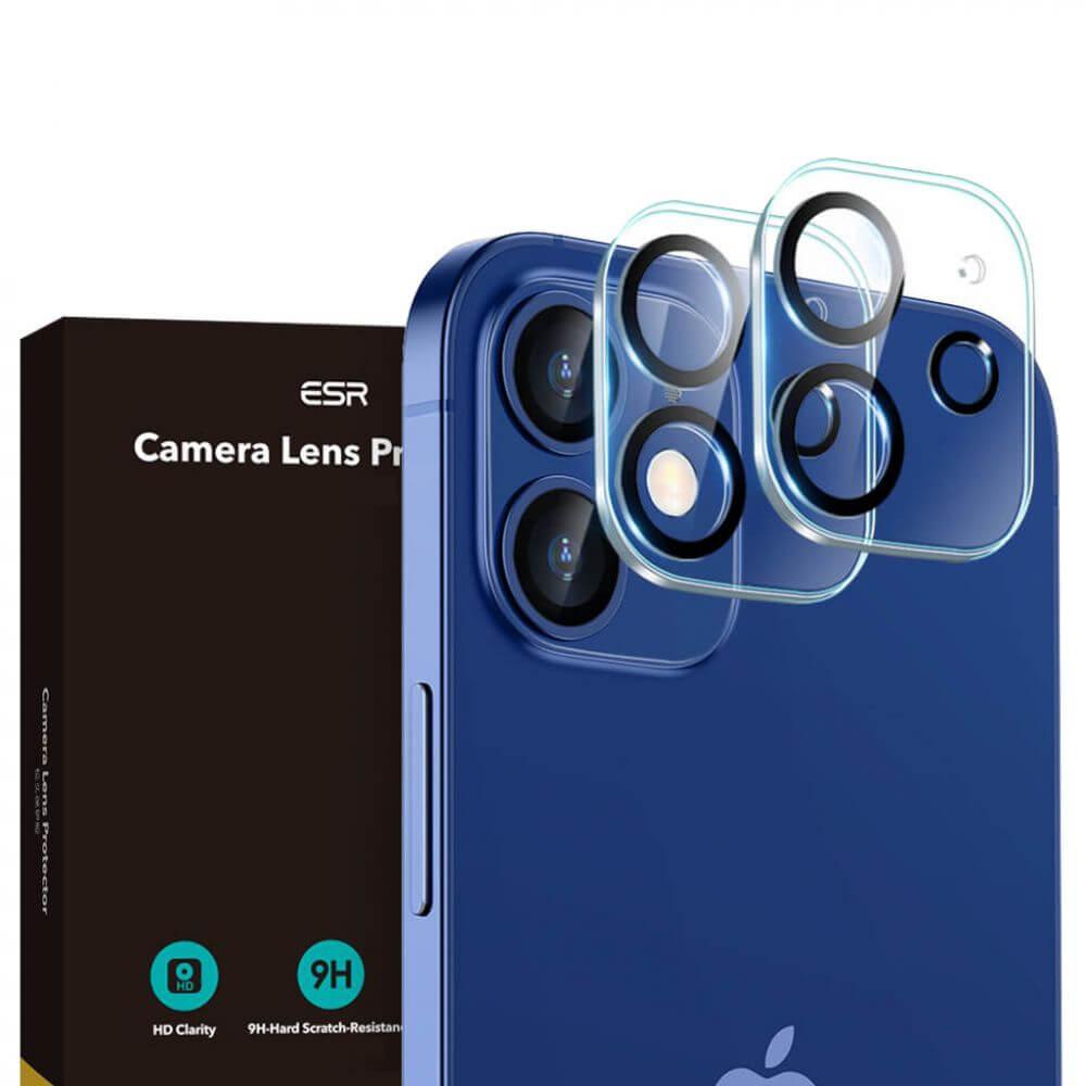 Предпазни стъклени защитни покрития за камерата на iPhone 12 mini (2 броя) - ESR Camera Lens Protector (прозрачен) | JAR Computers Предпазни стъклени защитни покрития за камерата на iPhone 12 mini (2 броя) - ESR Camera Lens Protector (прозрачен)