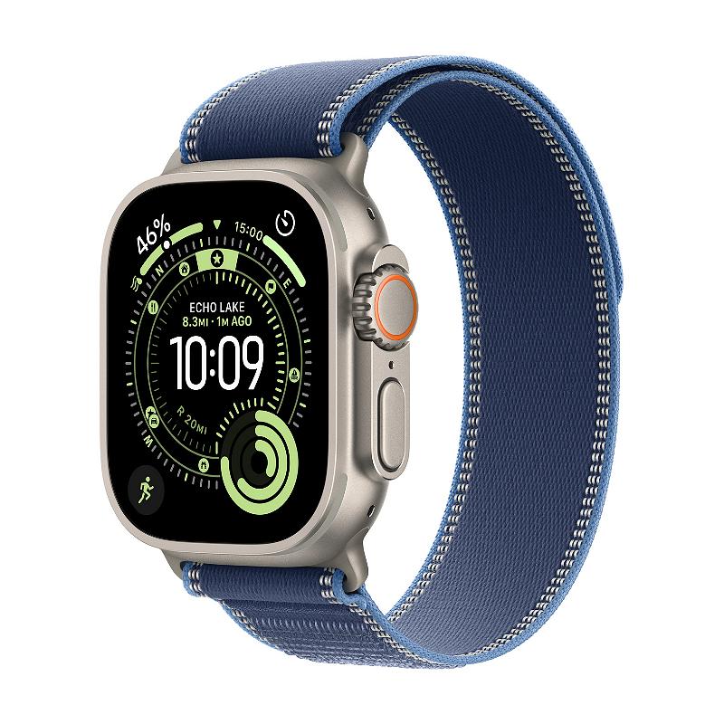 Смарт часовник Apple Watch Ultra 3 49mm Nat/Blue Trail Loop S/M mewr4 , 1.98 | JAR Computers Смарт часовник Apple Watch Ultra 3 49mm Nat/Blue Trail Loop S/M mewr4 , 1.98