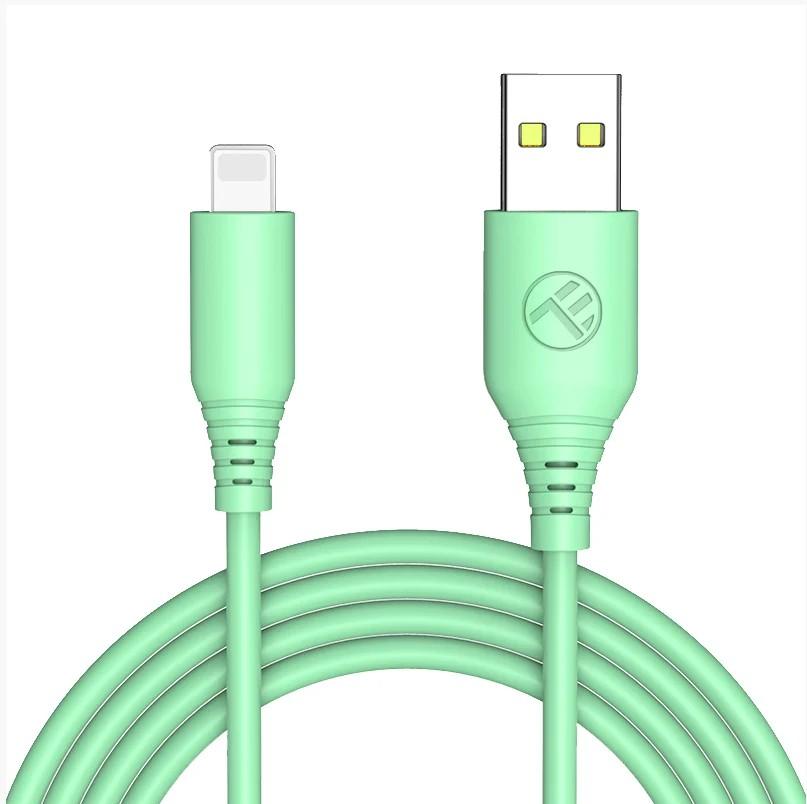 Tellur TLL155398 кабел за данни USB-A към Lightning, 1 м, зелен | JAR Computers Tellur TLL155398 кабел за данни USB-A към Lightning, 1 м, зелен