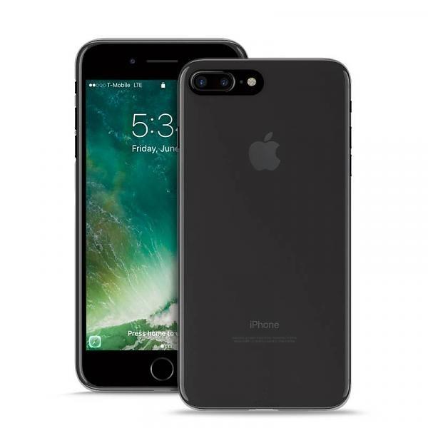 Тънък силиконов (TPU) калъф (0.3 mm) за iPhone 8 Plus, iPhone 7 Plus - Ultra-Slim Case (черен-прозрачен) | JAR Computers Тънък силиконов (TPU) калъф (0.3 mm) за iPhone 8 Plus, iPhone 7 Plus - Ultra-Slim Case (черен-прозрачен)