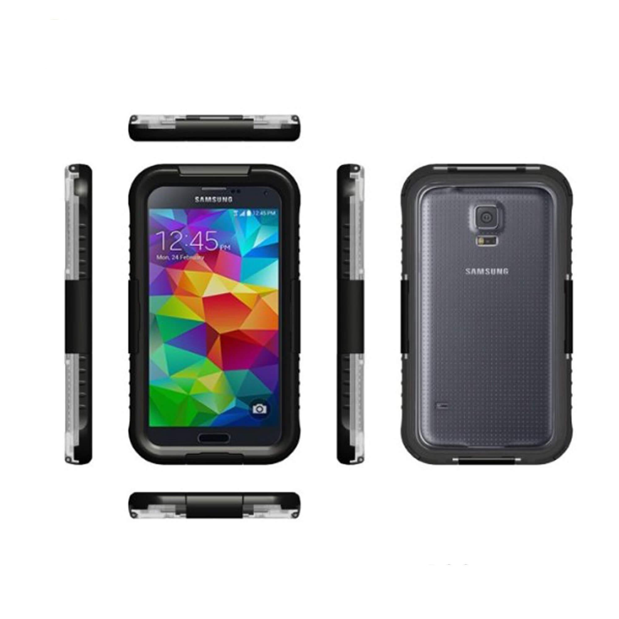 Водо-, прахо- и удароустойчив кейс за Samsung Galaxy S5, Samsung Galaxy S5 Neo - TIPX Waterproof Case (черен) | JAR Computers Водо-, прахо- и удароустойчив кейс за Samsung Galaxy S5, Samsung Galaxy S5 Neo - TIPX Waterproof Case (черен)