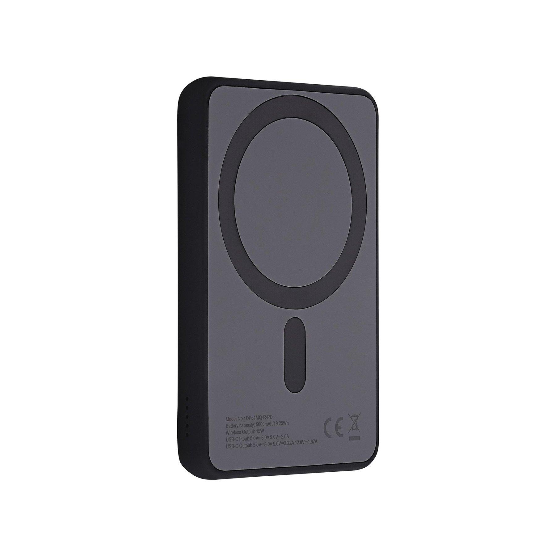 Външна батерия TNB Magsafe 20 W, 5000 mAh,, USB Type-C, черна | JAR Computers Външна батерия TNB Magsafe 20 W, 5000 mAh,, USB Type-C, черна