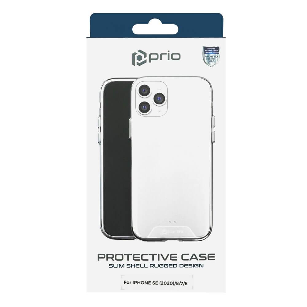 Хибриден кейс с най-висока степен на защита за iPhone SE (2022), iPhone SE (2020), iPhone 8, iPhone 7 - Prio Protective Hybrid Cover (прозрачен) | JAR Computers Хибриден кейс с най-висока степен на защита за iPhone SE (2022), iPhone SE (2020), iPhone 8, iPhone 7 - Prio Protective Hybrid Cover (прозрачен)
