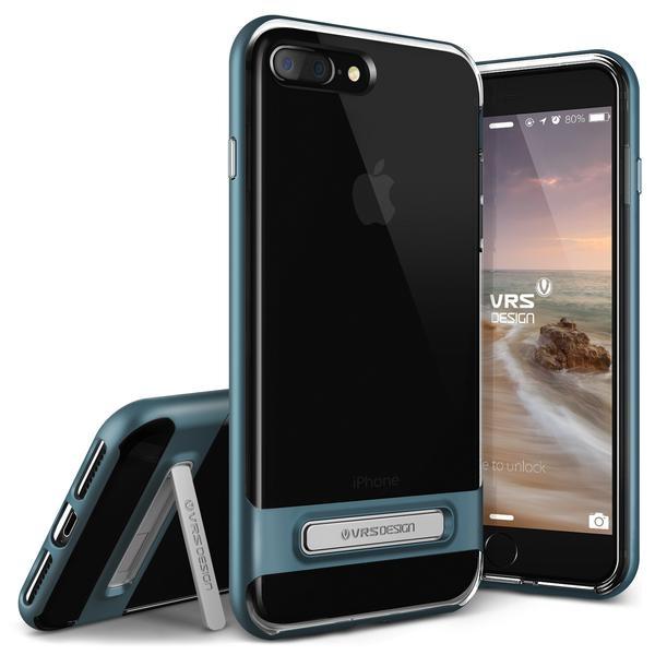 Хибриден удароустойчив кейс за iPhone 8 Plus, iPhone 7 Plus - Verus Crystal Bumper Case (син-прозрачен) | JAR Computers Хибриден удароустойчив кейс за iPhone 8 Plus, iPhone 7 Plus - Verus Crystal Bumper Case (син-прозрачен)