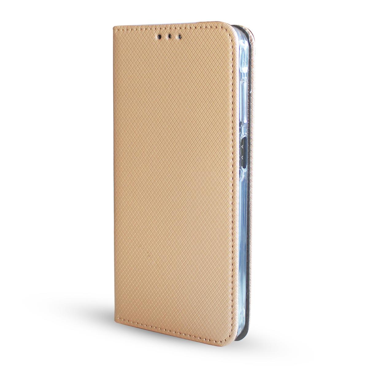 Калъф Book Pocket Xiaomi RedMi Note 13 Pro Plus 5G, златен, MAG | JAR Computers Калъф Book Pocket Xiaomi RedMi Note 13 Pro Plus 5G, златен, MAG