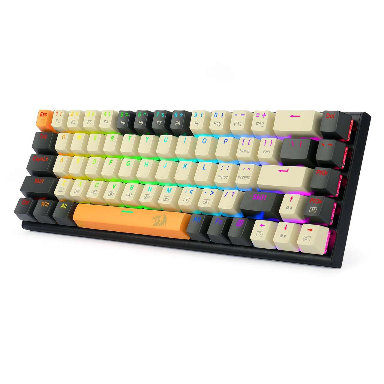 Клавиатура Redragon Ryze K633CGO-RGB_RD RGB с червени суичове