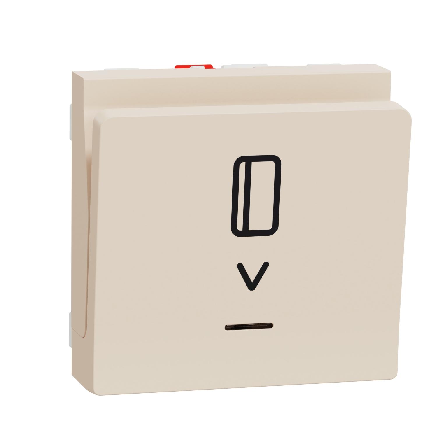 Ключ за управление с карта 10A, 230V, 2M, сл. кост - SCHNEIDER ELECTRIC New Unica NU328344 | JAR Computers Ключ за управление с карта 10A, 230V, 2M, сл. кост - SCHNEIDER ELECTRIC New Unica NU328344