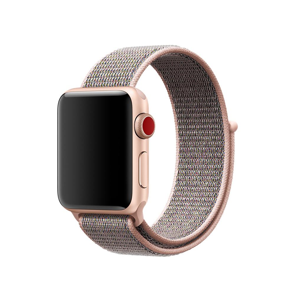 Оригинална текстилна каишка за Apple Watch 38мм, 40м, 41мм, 42мм (2024) - Apple Pink Sand Sport Loop (bulk) (розов) | JAR Computers Оригинална текстилна каишка за Apple Watch 38мм, 40м, 41мм, 42мм (2024) - Apple Pink Sand Sport Loop (bulk) (розов)