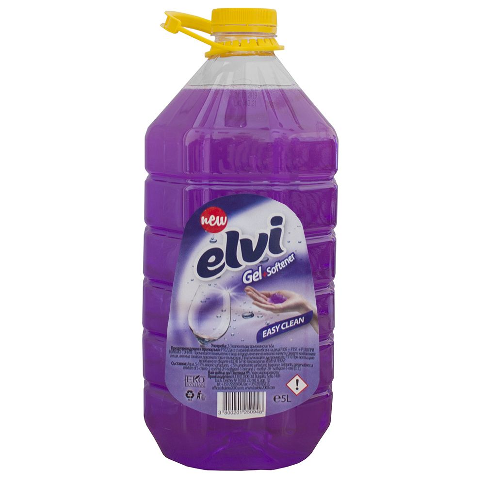 Препарат съдове Elvi гел люляк 5 л | JAR Computers Препарат съдове Elvi гел люляк 5 л