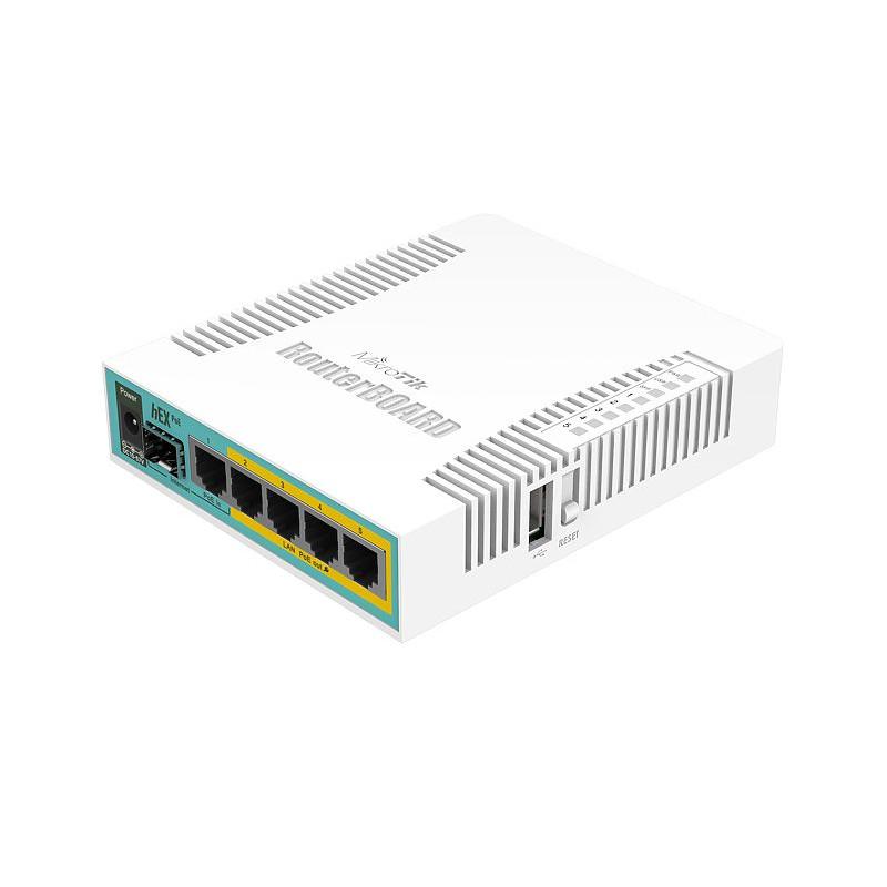 Рутер MikroTik RB960PGS, 5 x 10/100/1000, hEX PoE | JAR Computers Рутер MikroTik RB960PGS, 5 x 10/100/1000, hEX PoE