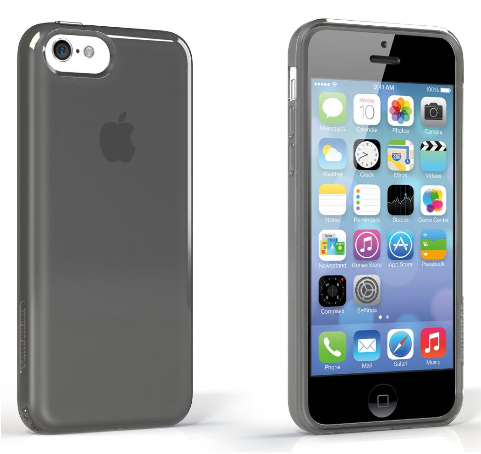 Силиконов калъф с фолио и аксесоари за iPhone 5C - Tunewear Softshell (черен) | JAR Computers Силиконов калъф с фолио и аксесоари за iPhone 5C - Tunewear Softshell (черен)