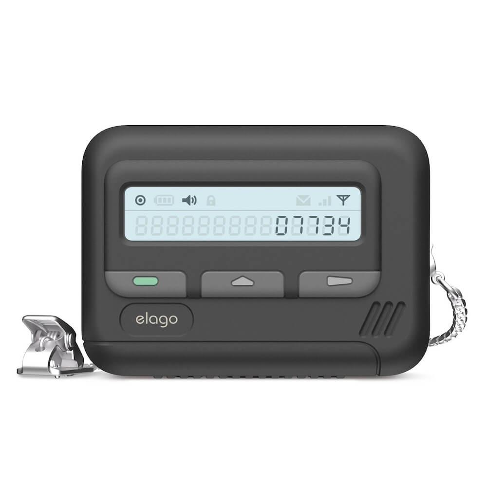 Силиконов калъф за Apple AirPods Pro 2 - Elago AirPods Pro 2 Pager Case (черен) | JAR Computers Силиконов калъф за Apple AirPods Pro 2 - Elago AirPods Pro 2 Pager Case (черен)