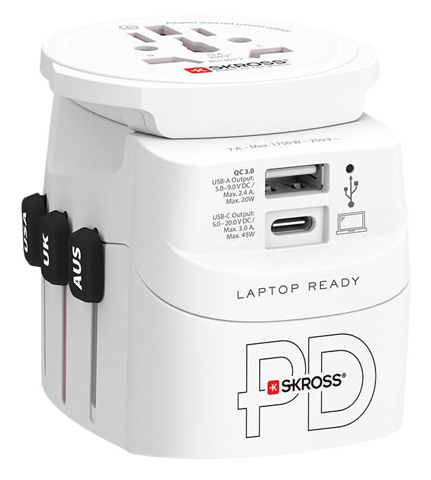 Skross 1.302474 електрически контактен адаптер Универсален Бяла | JAR Computers Skross 1.302474 електрически контактен адаптер Универсален Бяла