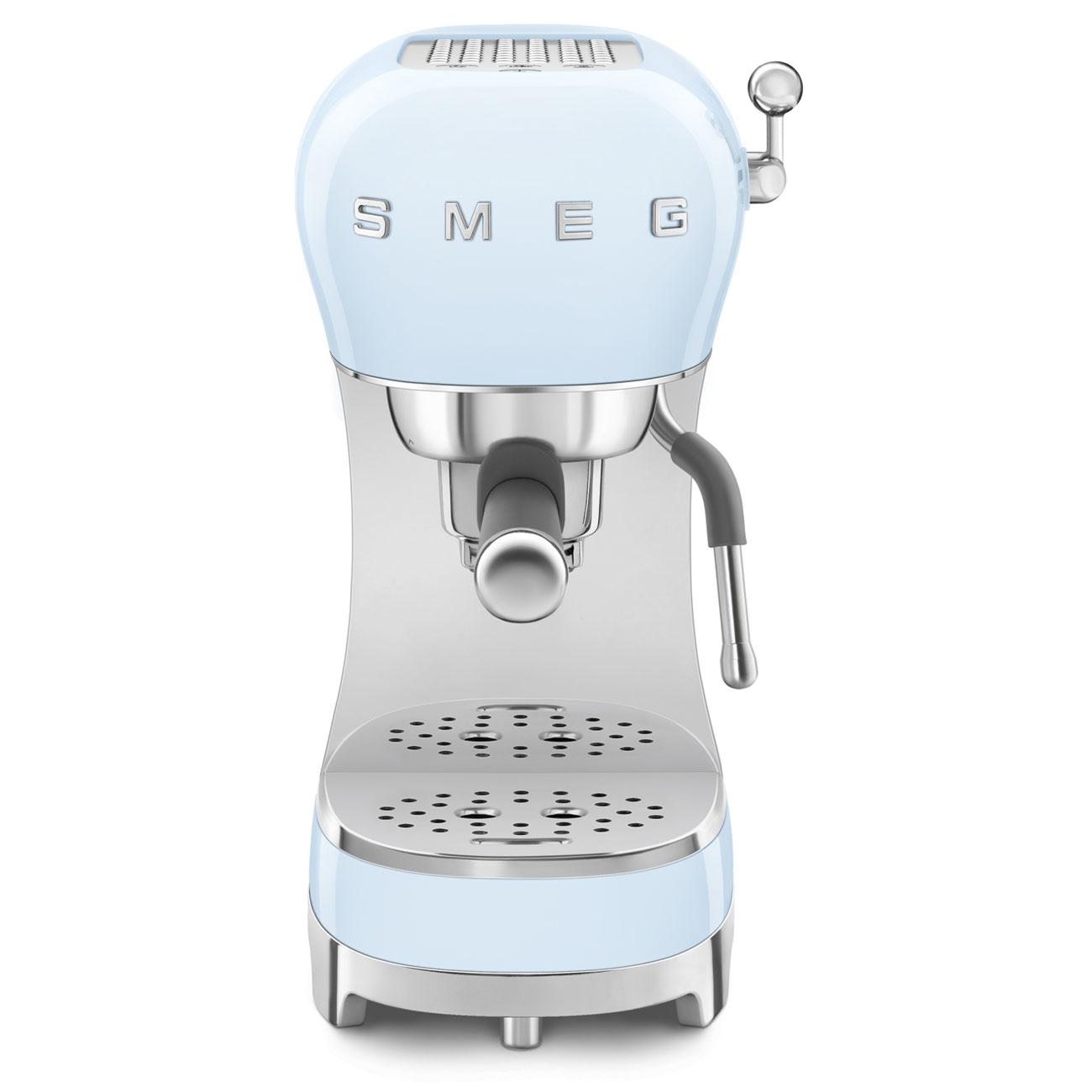 SMEG ECF02PBEU, Espresso machine, 1.1 L, Ground coffee, 1350 W, Blue | JAR Computers SMEG ECF02PBEU, Espresso machine, 1.1 L, Ground coffee, 1350 W, Blue