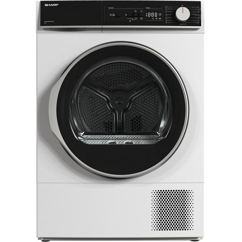 Сушилня Sharp KD-NHA8S6GW1D , 8 kg, D , D , Бял