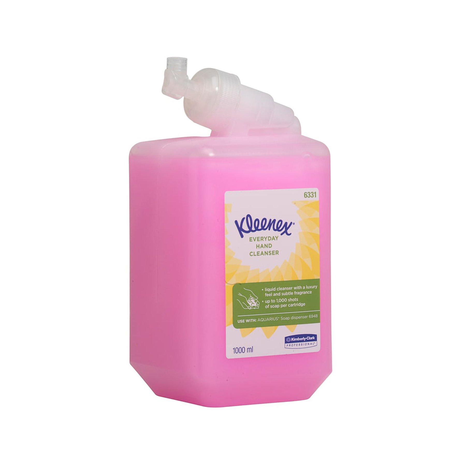 Течен сапун Kimberly-Clark Kleenex Everyday, с глицерин, 1000 дози, 1 L, розов | JAR Computers Течен сапун Kimberly-Clark Kleenex Everyday, с глицерин, 1000 дози, 1 L, розов