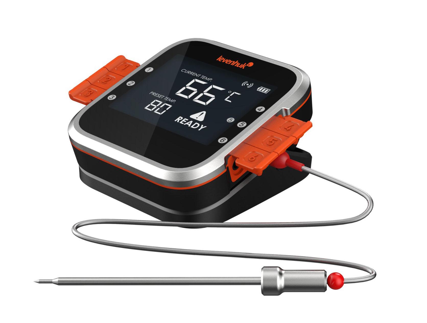 Термометър за месо Levenhuk Wezzer Grill BT20 | JAR Computers Термометър за месо Levenhuk Wezzer Grill BT20