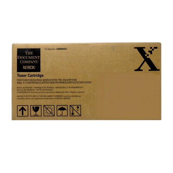 TОНЕР КАСЕТА ЗА КОПИРНА МАШИНА XEROX WorkCentre 416 - 2 PCS - P№ 106R00443 - `2 x 5000k`