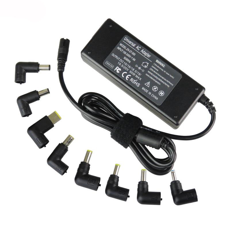 Универсално зарядно за лаптоп, Таблет, фотоапарат и проектор (Universal Laptop, Tablet Adapter) - 90W | JAR Computers Универсално зарядно за лаптоп, Таблет, фотоапарат и проектор (Universal Laptop, Tablet Adapter) - 90W