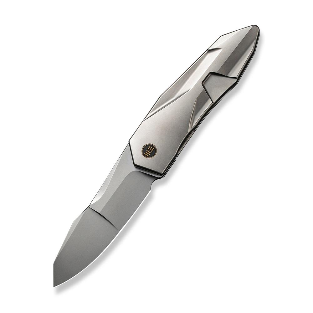 Джобен нож WEKNIFE Solid Polished Bead Blasted Titanium | JAR Computers Джобен нож WEKNIFE Solid Polished Bead Blasted Titanium