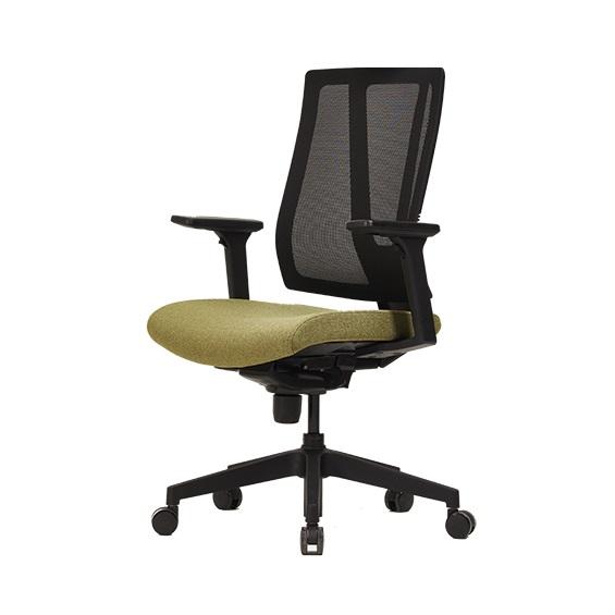 Ергономичен работен стол DAWON G1, мрежа и дамаска,черна РР база,фикс. подлакътници,черен/тъмнозелен | JAR Computers Ергономичен работен стол DAWON G1, мрежа и дамаска,черна РР база,фикс. подлакътници,черен/тъмнозелен