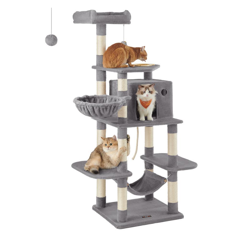 Feandrea Cat Tower, Height 164 cm, (PCT99W) (FEAPCT99W) | JAR Computers Feandrea Cat Tower, Height 164 cm, (PCT99W) (FEAPCT99W)