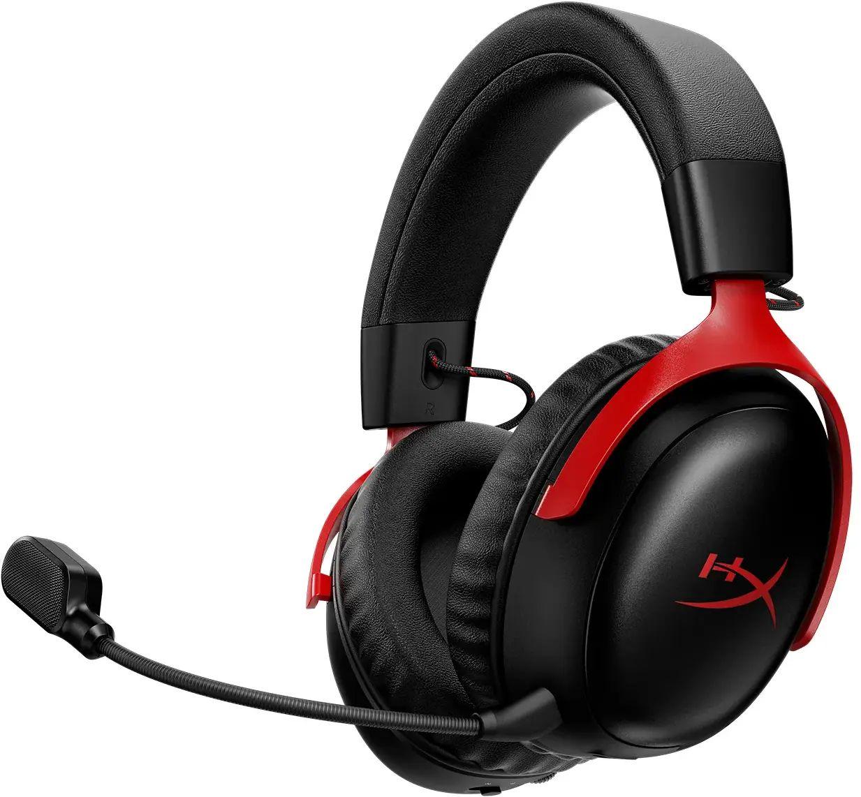 Гейминг слушалки HyperX - Cloud III S, безжични, черни/червени | JAR Computers Гейминг слушалки HyperX - Cloud III S, безжични, черни/червени