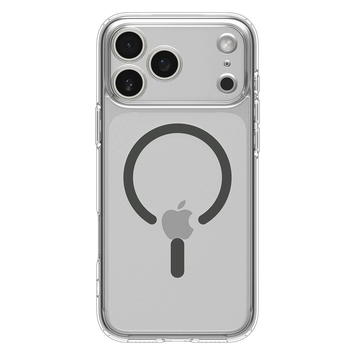 Хибриден кейс с висока степен на защита с MagSafe за iPhone 17 Pro - Spigen Ultra Hybrid MagSafe Case (черен-прозрачен) | JAR Computers Хибриден кейс с висока степен на защита с MagSafe за iPhone 17 Pro - Spigen Ultra Hybrid MagSafe Case (черен-прозрачен)