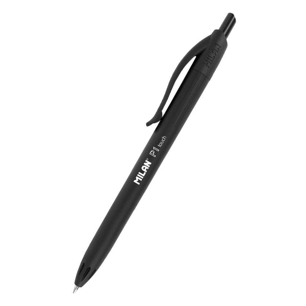Химикалка Milan P1 Touch 1мм черен