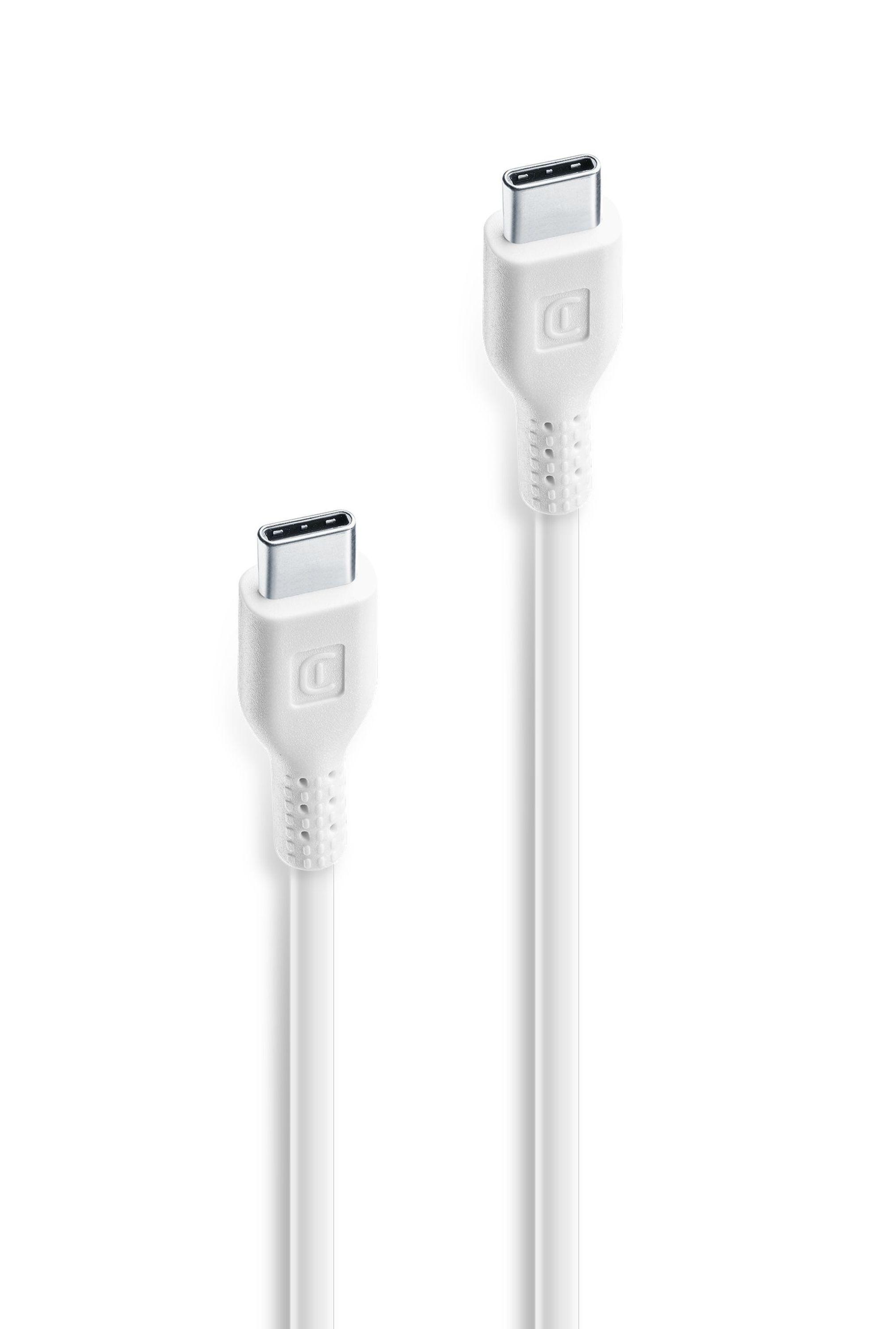 Кабел данни USB-C към USB-C 120 см. бял | JAR Computers Кабел данни USB-C към USB-C 120 см. бял
