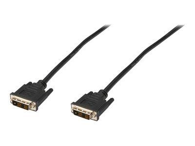 КАБЕЛ DIGITUS - DVI-D 18+1 to DVI-D 18+1 - 2,0 m - Black - PN AK-320107-020-S | JAR Computers КАБЕЛ DIGITUS - DVI-D 18+1 to DVI-D 18+1 - 2,0 m - Black - PN AK-320107-020-S