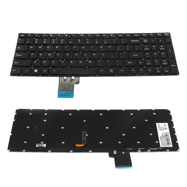 Клавиатура за лаптоп Lenovo IdeaPad S510 Black Without Frame US With Backlit с Кирилица | JAR Computers Клавиатура за лаптоп Lenovo IdeaPad S510 Black Without Frame US With Backlit с Кирилица