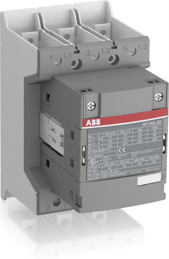 Контактор AF146-30-00B 3P 75kW (146A AC-3) 48...130V 50/60Hz ABB | JAR Computers Контактор AF146-30-00B 3P 75kW (146A AC-3) 48...130V 50/60Hz ABB