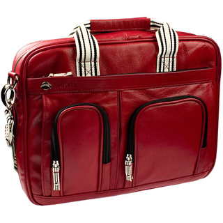 Чанта за преносими компютри до 16 инча - Krusell Breeze Laptop Bag 16 (естествена кожа - червен) | JAR Computers Чанта за преносими компютри до 16 инча - Krusell Breeze Laptop Bag 16 (естествена кожа - червен)