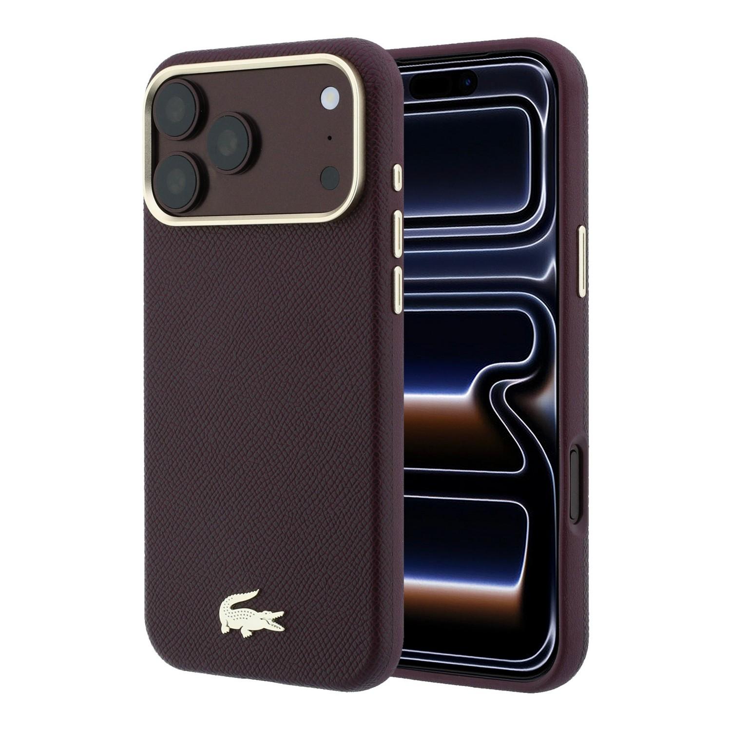 LACOSTE Калъф Apple iPhone 18 Pro Max/ 17 Pro Max, PU Leather Champs Elysees Gold Logo MagSafe /бордо/ - LCHMP18X6PSWCEDR | JAR Computers LACOSTE Калъф Apple iPhone 18 Pro Max/ 17 Pro Max, PU Leather Champs Elysees Gold Logo MagSafe /бордо/ - LCHMP18X6PSWCEDR