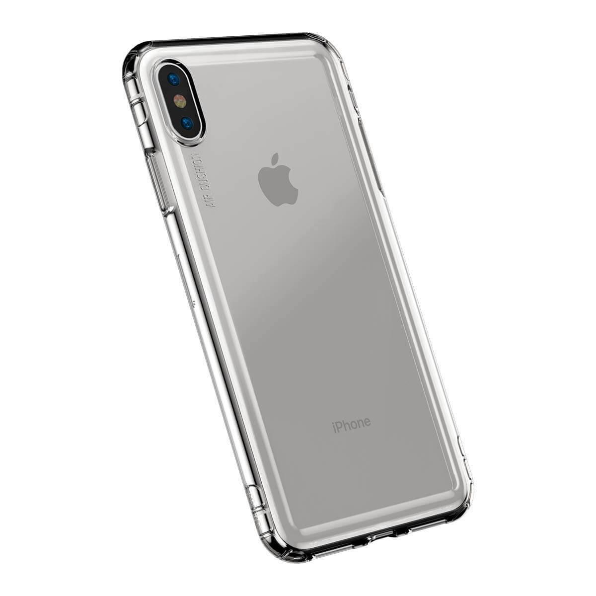 Силиконов TPU калъф с най-висока степен на защита за iPhone XS, iPhone X - Baseus Safety Airbags Case (прозрачен) | JAR Computers Силиконов TPU калъф с най-висока степен на защита за iPhone XS, iPhone X - Baseus Safety Airbags Case (прозрачен)