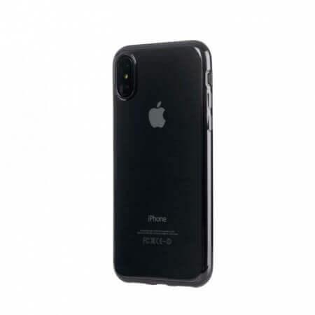 Силиконов (TPU) калъф за iPhone XS, iPhone X - Tucano Elektro Flex Case (прозрачен-черен) | JAR Computers Силиконов (TPU) калъф за iPhone XS, iPhone X - Tucano Elektro Flex Case (прозрачен-черен)